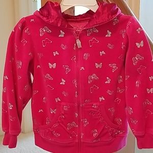 Girls zip up hoodie